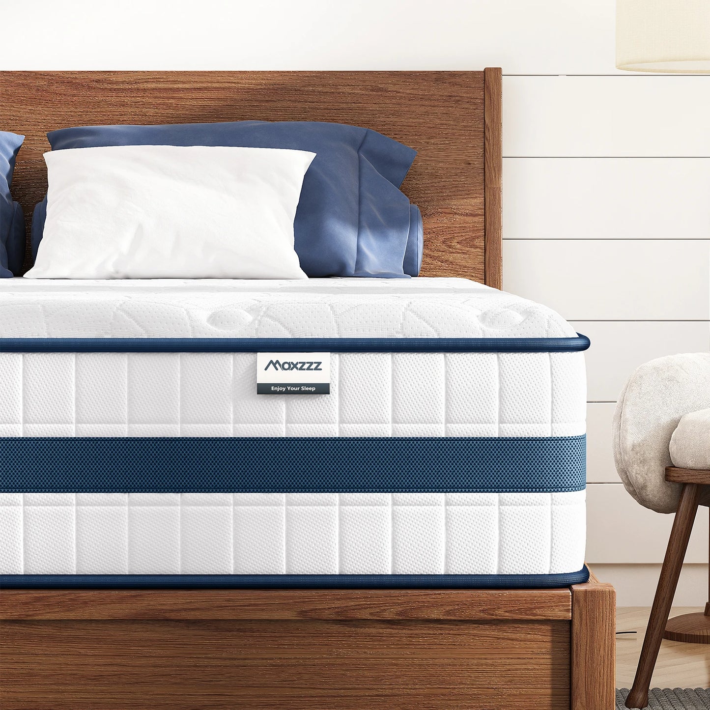 Maxzzz Gel Memory Foam Mattress With Pocketed Coils For Support