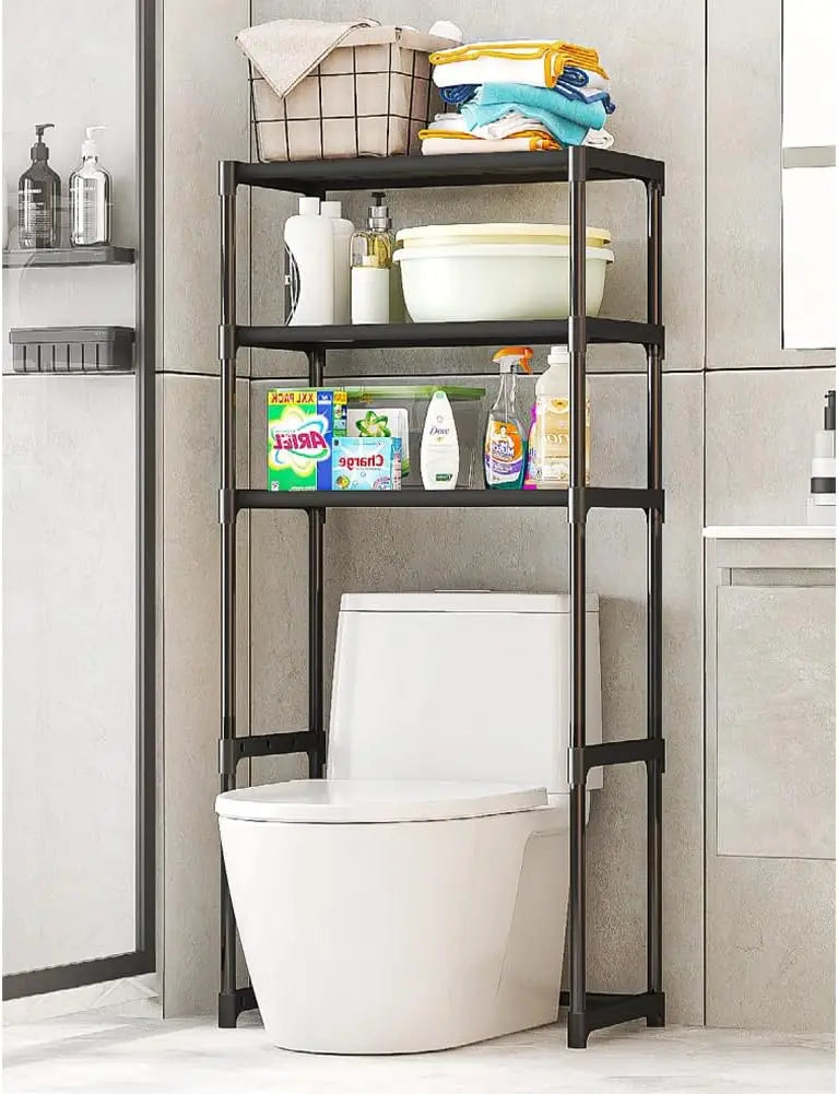 TWISTER.CK Over The Toilet Storage Cabinet 3-Tier Metal