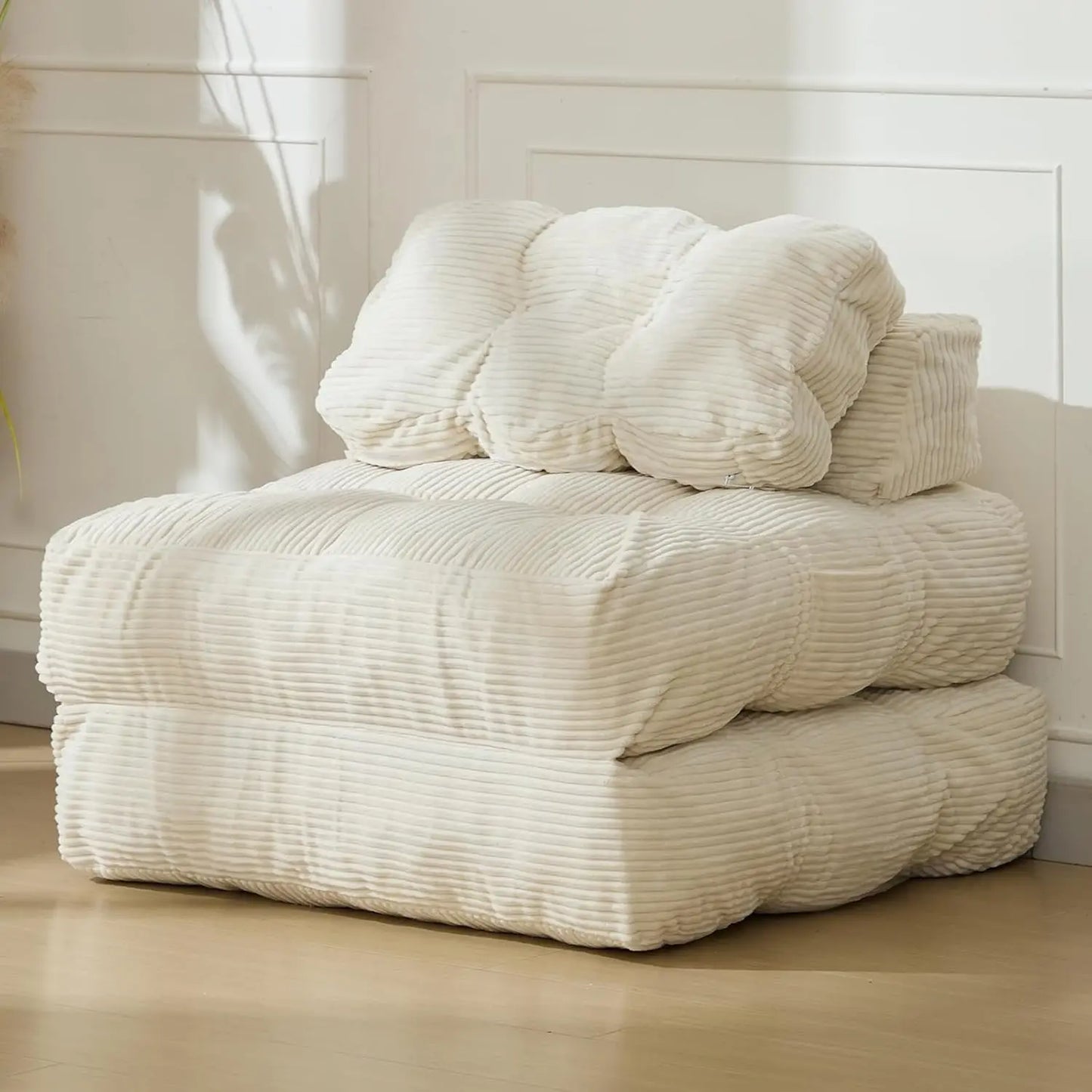 HiMISSCN Folding Sofa Bed 3In1 Back Support Convertible Chair