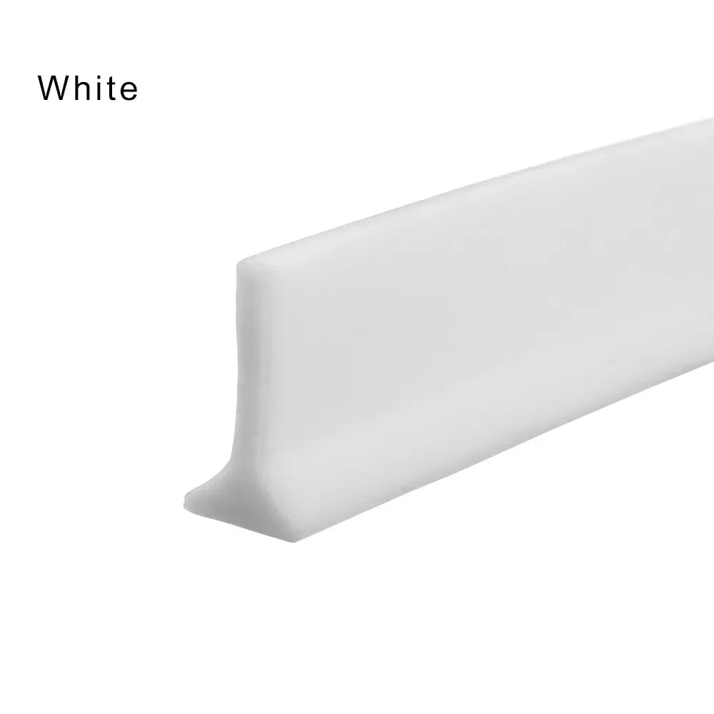 Silicone Water Stopper Self Adhesive Bendable Shower Dam Barrier