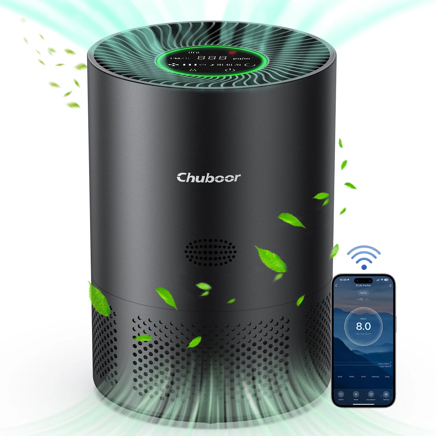 Chuboor H13 True HEPA Air Purifier For Home And Rooms