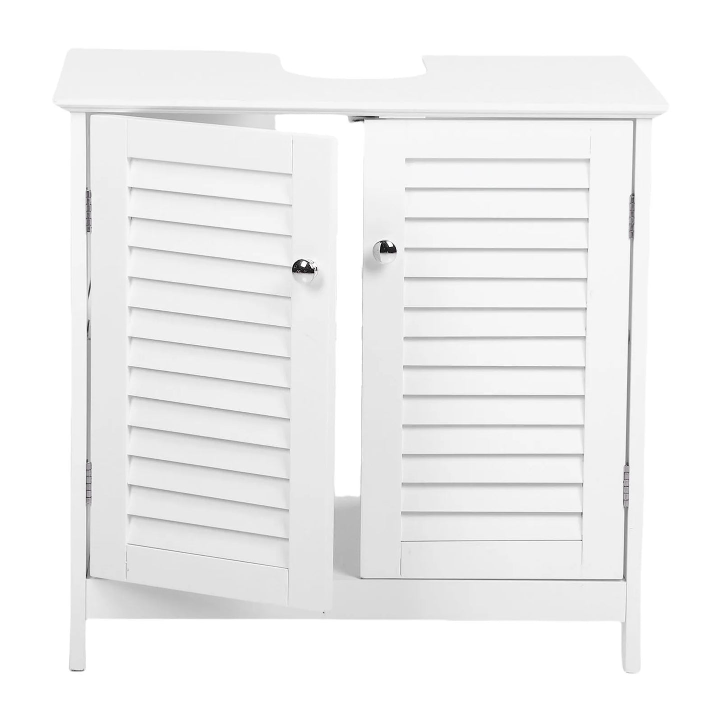 Freestanding Bathroom Sink Cabinet With 2 Doors And Shelf