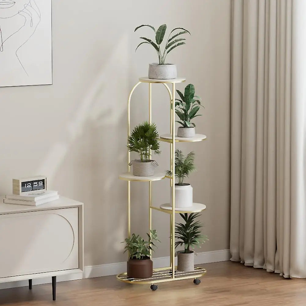 TWISTER.CK Plant Shelving Flower Pot Holder Wrought Iron Corner Rack