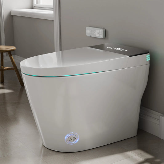 Smart Toilet With Built In Bidet AutoOpenClose Heated Seat