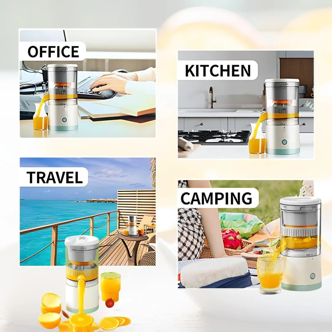 Portable Electric Juicer Rechargeable Citrus Press USB Charging Squeezer