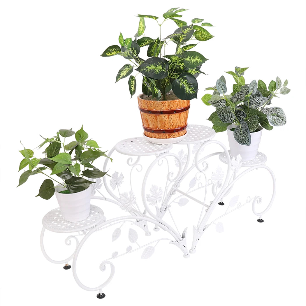 Wisfor 2Pcs Classic Tall Plant Stand Pot Holder Rack
