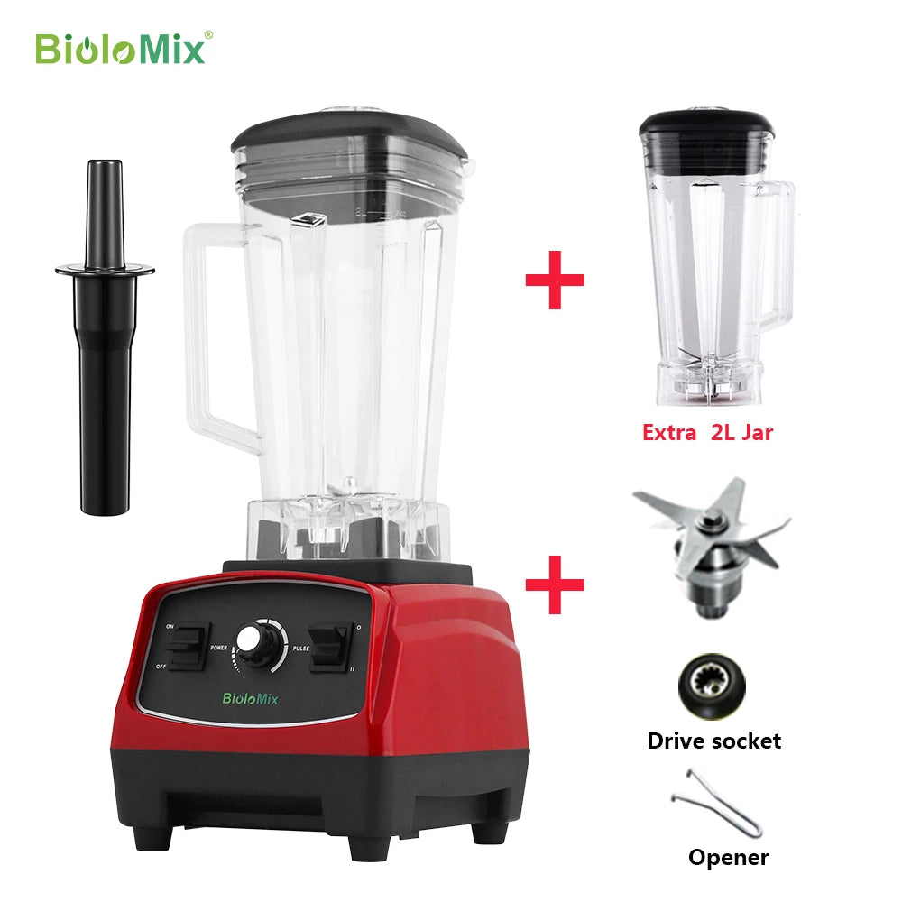 Biolomix 3HP 2200W Heavy-Duty Blender Juicer Food Processor