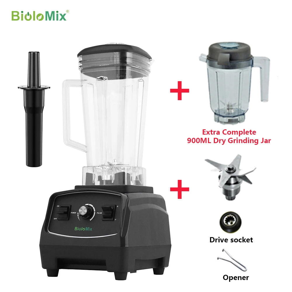 Biolomix 3HP 2200W Heavy-Duty Blender Juicer Food Processor