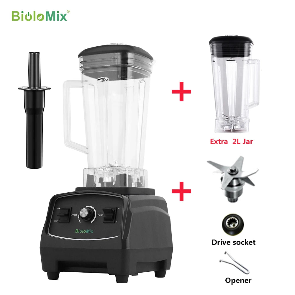 Biolomix 3HP 2200W Heavy-Duty Blender Juicer Food Processor
