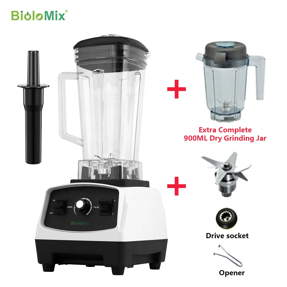 Biolomix 3HP 2200W Heavy-Duty Blender Juicer Food Processor