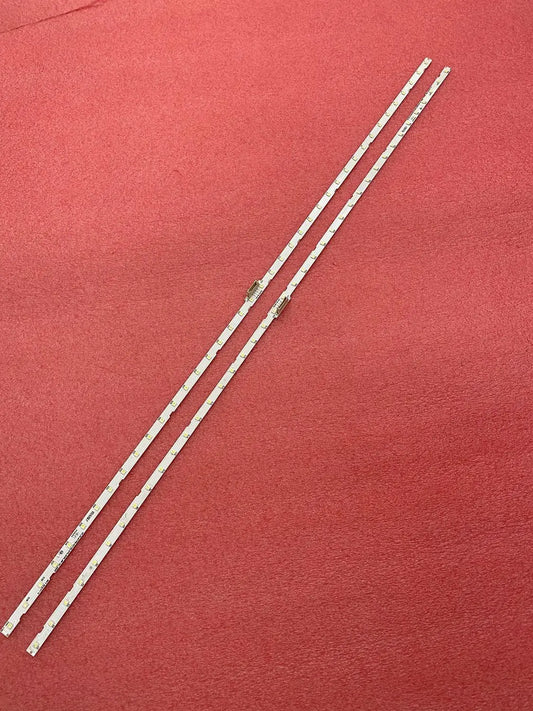 LED Strips(2)for Samsung UE55NU7172U UE55NU7100 UE55NU7105 UE55NU7090 BN96-45913A UE55NU7179 UE55NU7170U UE55NU7300 UE55NU7400
