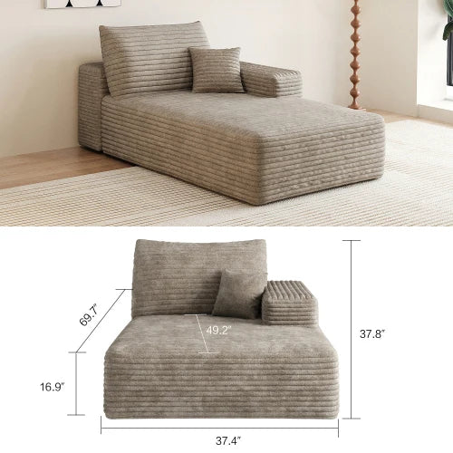 YQXHCN Cloud Modular Sectional Sofa With Ottoman Comfort U Shaped
