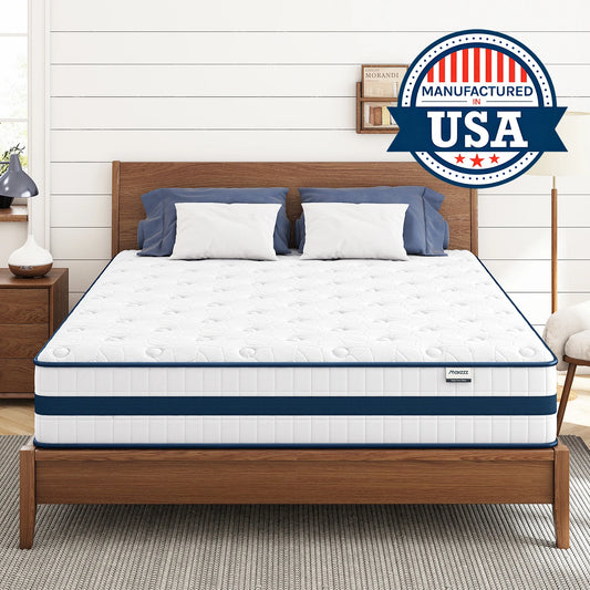 Maxzzz Gel Memory Foam Mattress With Pocketed Coils For Support