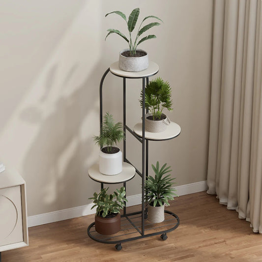 TWISTER.CK Plant Shelving Flower Pot Holder Wrought Iron Corner Rack