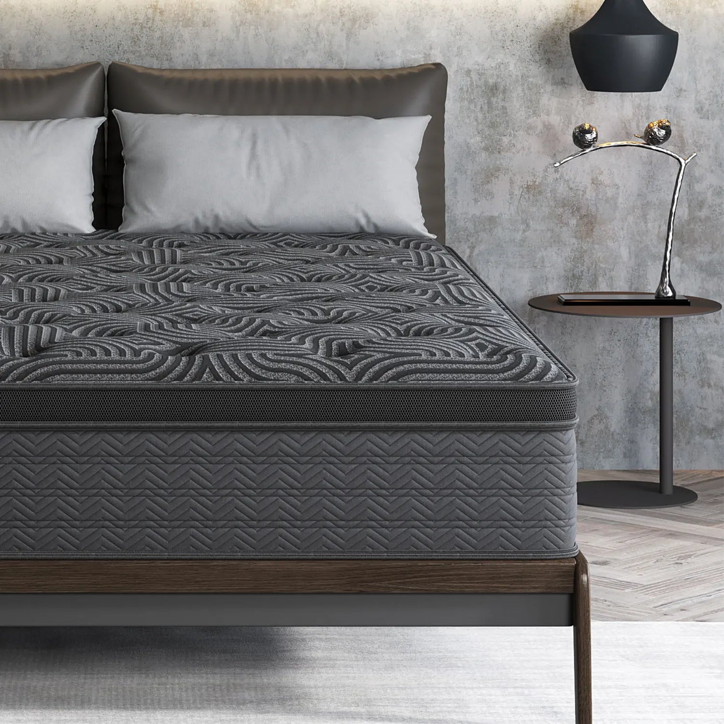 10/12/14in Twin Full Queen King Mattress Memony Foam Hybrid Spring, Medium Firmness, Lumbar Support for Home RoomsHotels,