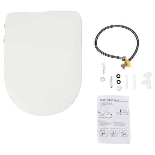 Non Electric Bidet Toilet Seat With Dual Nozzle System SmartFlushing