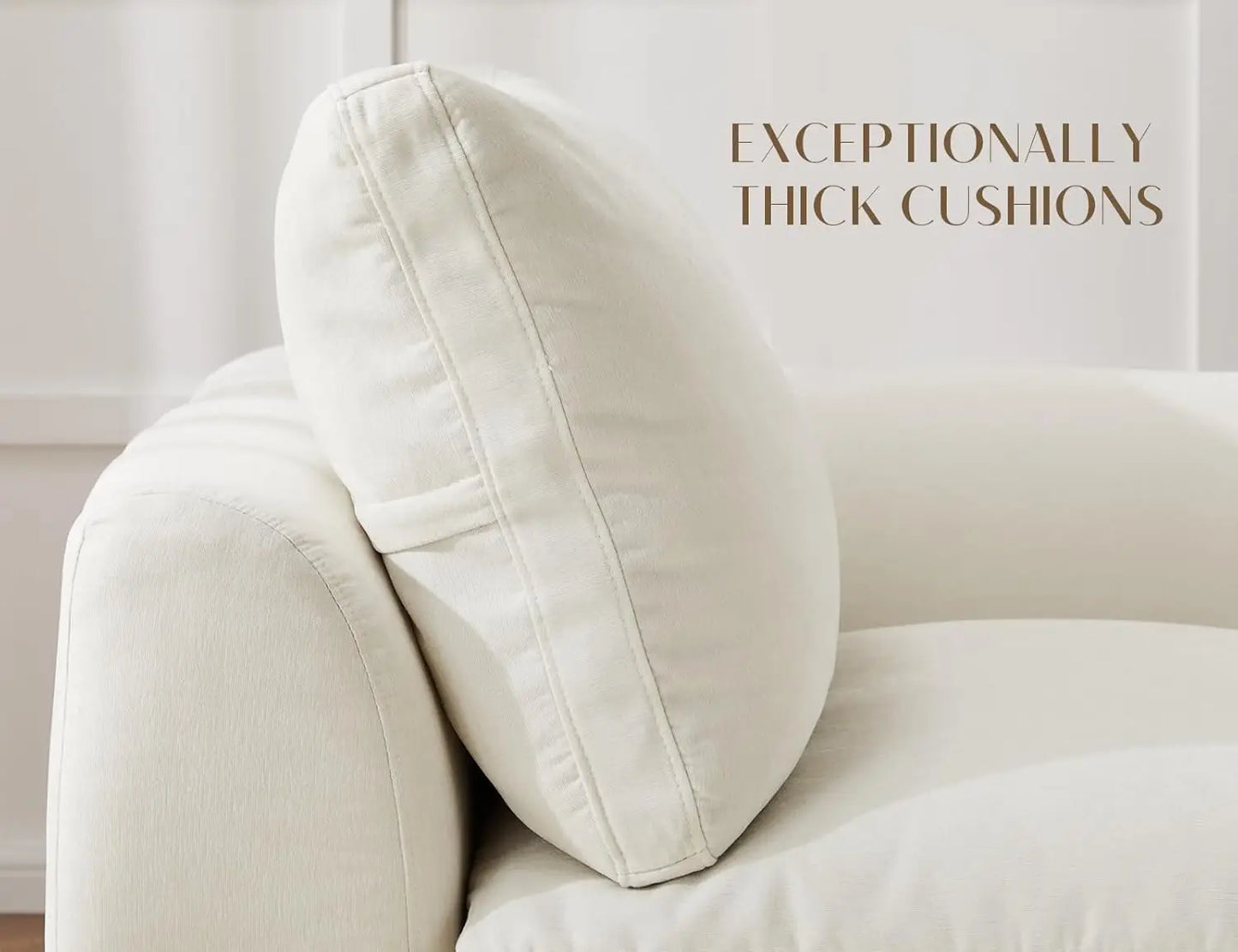 Oversized Modular Sectional Sofa With Removable Cushion Covers