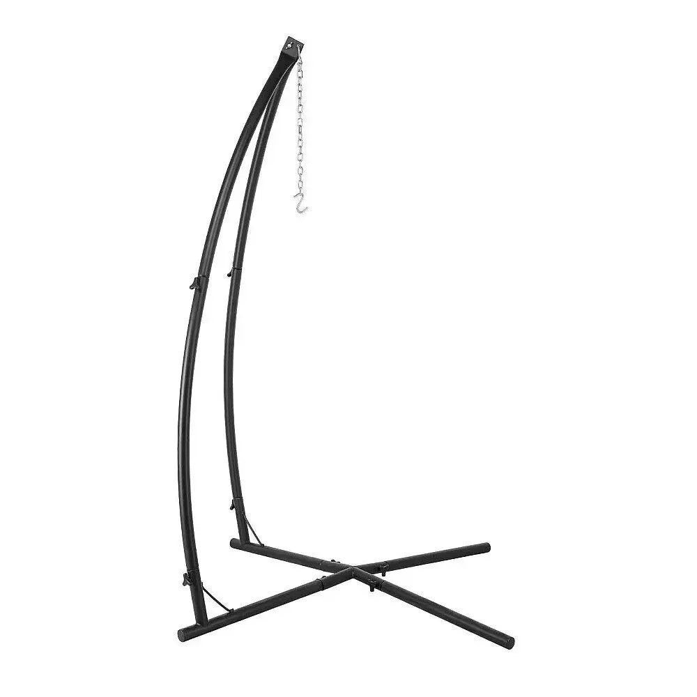 Homfa Heavy Duty Metal Hanging Chair Hammock C Stand Outdoor