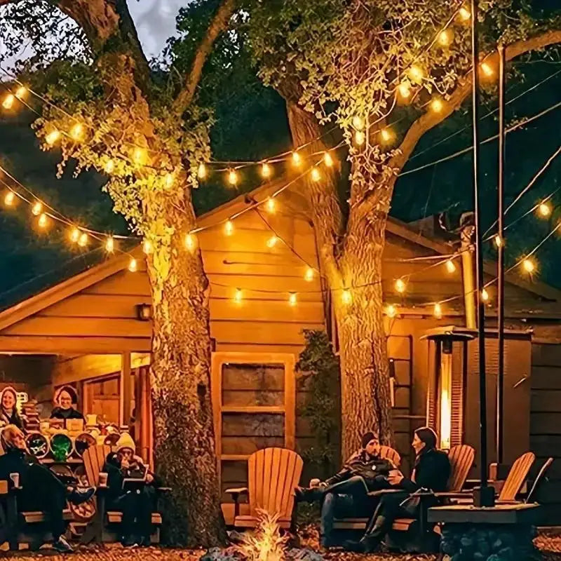 MIMIRGB Outdoor String Lights LED Patio And Backyard Decor