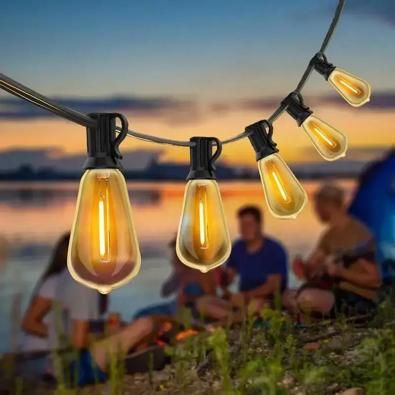 MIMIRGB Outdoor String Lights LED Patio And Backyard Decor