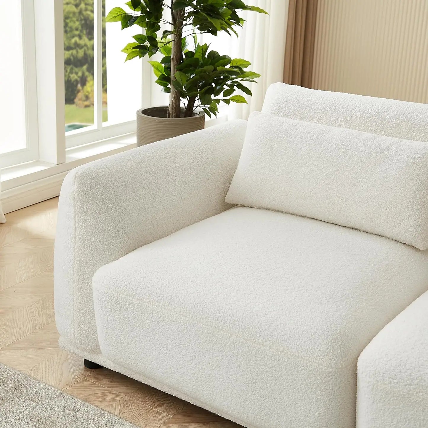 L Shaped Modular Sectional Sofa With Removable Ottoman