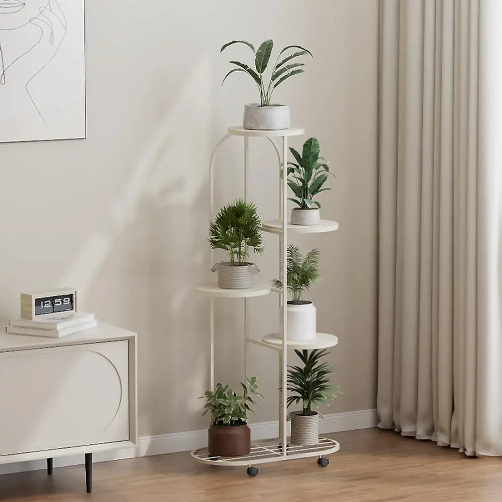 TWISTER.CK Plant Shelving Flower Pot Holder Wrought Iron Corner Rack