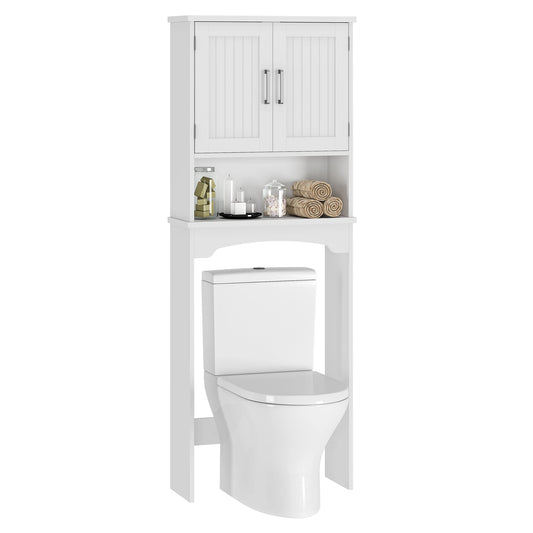 HiMISS Over The Toilet Storage Cabinet With Anti Tip