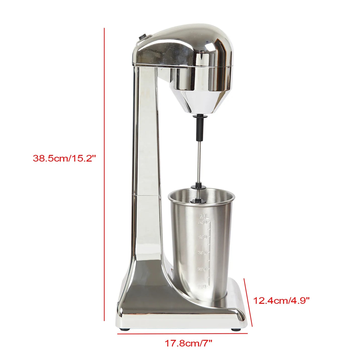 Bymaocar Electric Milk Shake Maker 2 Speed Smoothie Mixer