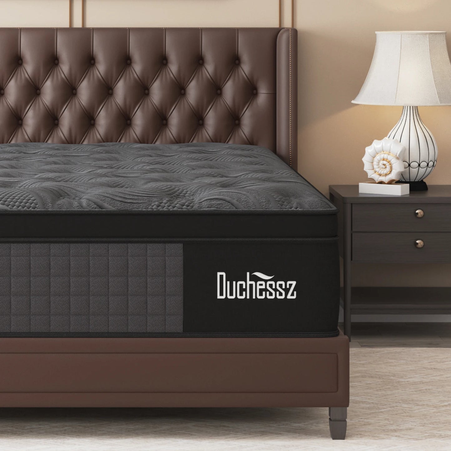 14" Twin Full King Queen Size Mattress in a Box Hybrid Spring Memory Foam,Euro Top Mattresses Medium Firm for Motion Isolat
