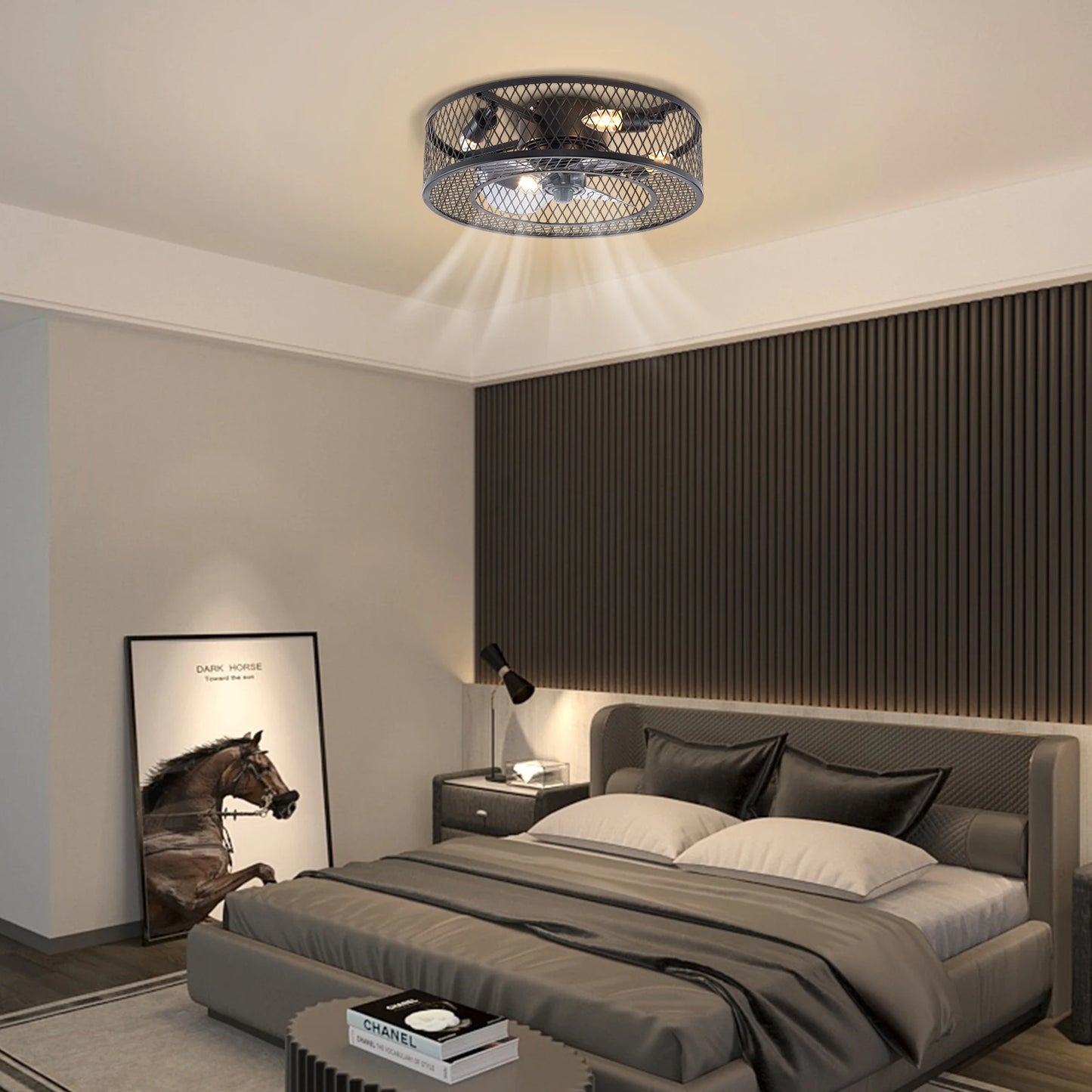 Four E27 Pendant Light Fixture For Living Rooms And Bars