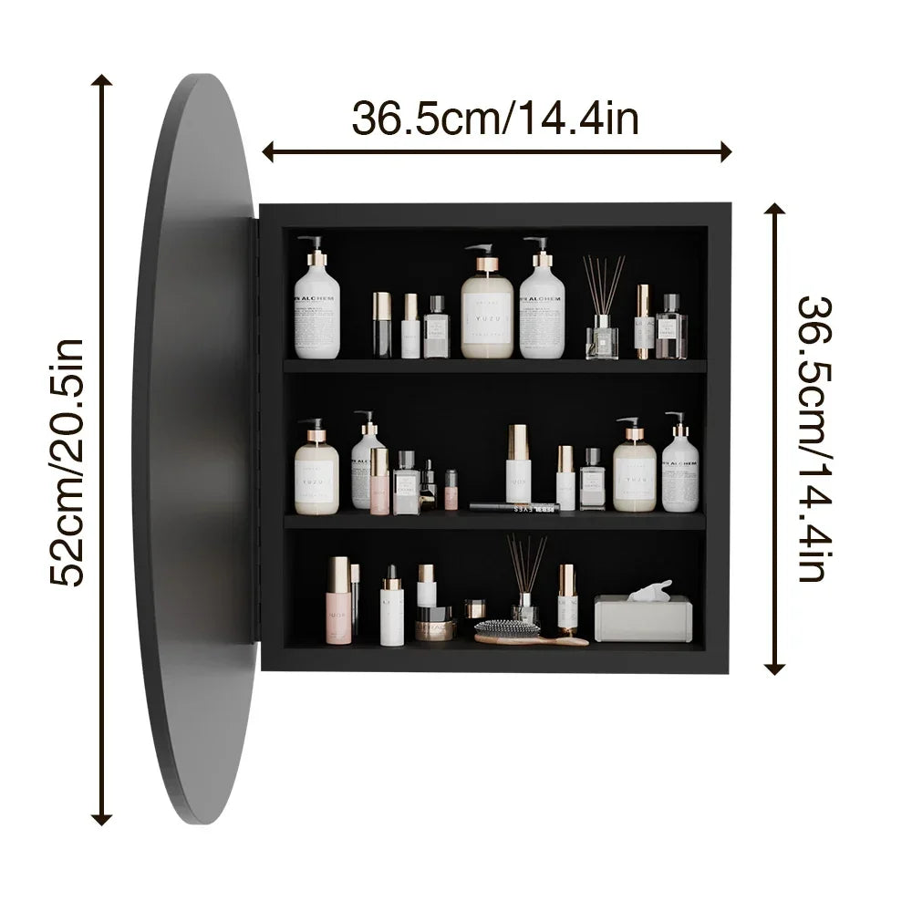 Bathroom Medicine Cabinet With Mirror Wall Mounted Vanity Shelves