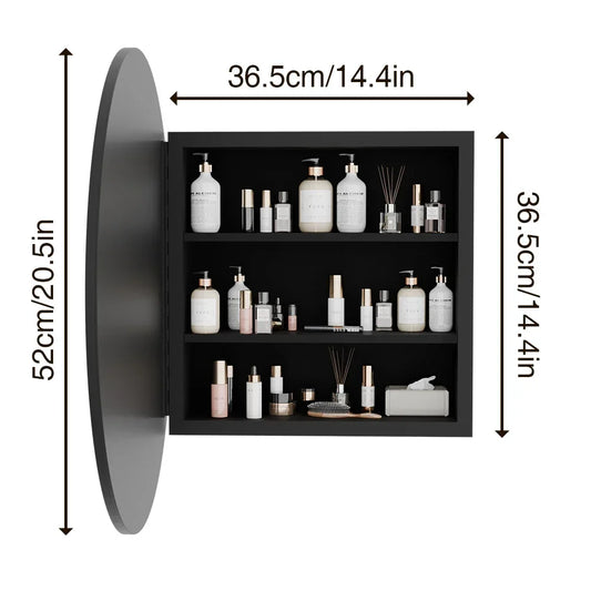 Bathroom Medicine Cabinet With Mirror Wall Mounted Vanity Shelves