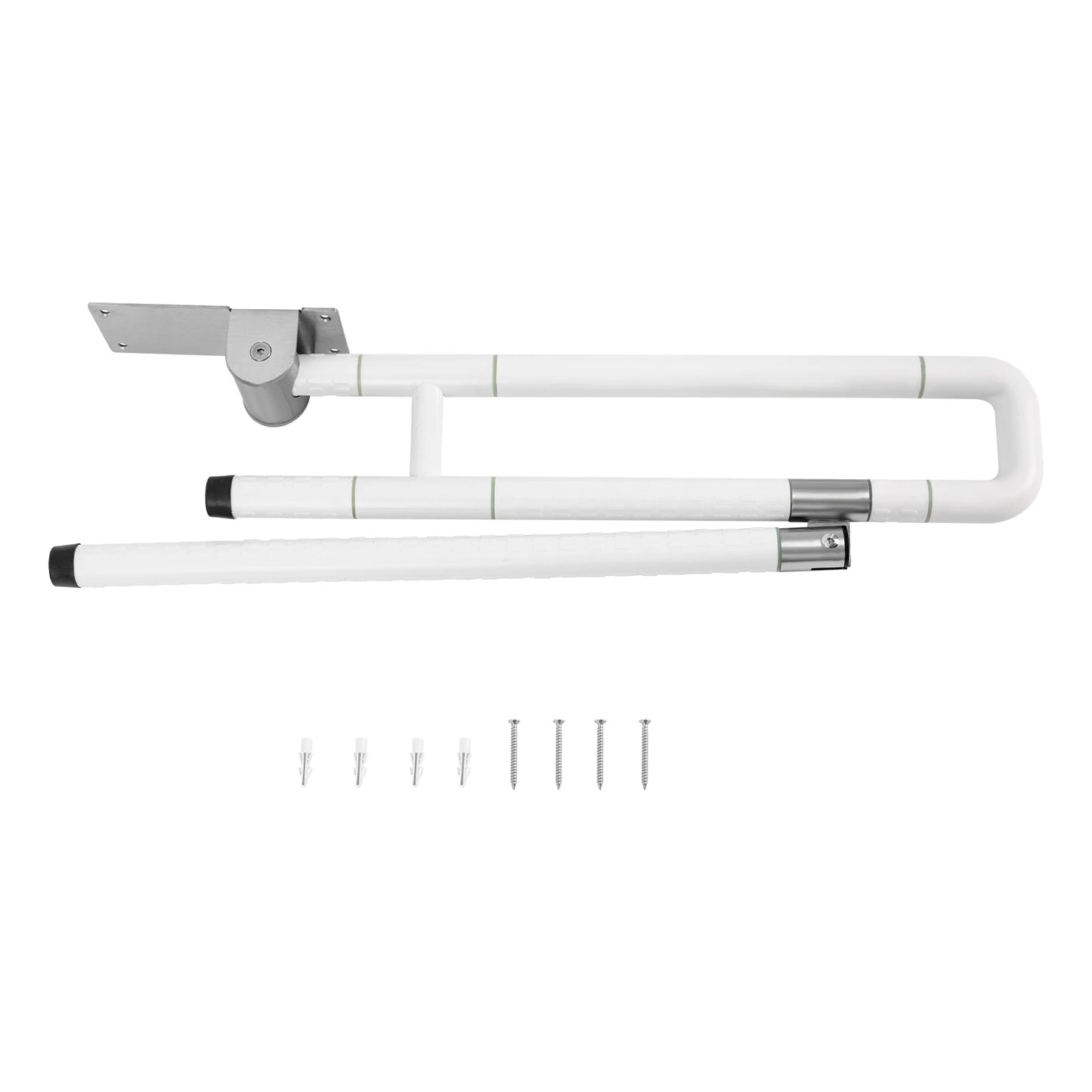 Toilet Grab Bar Handicap Foldable Drop Down Rail Non Slip