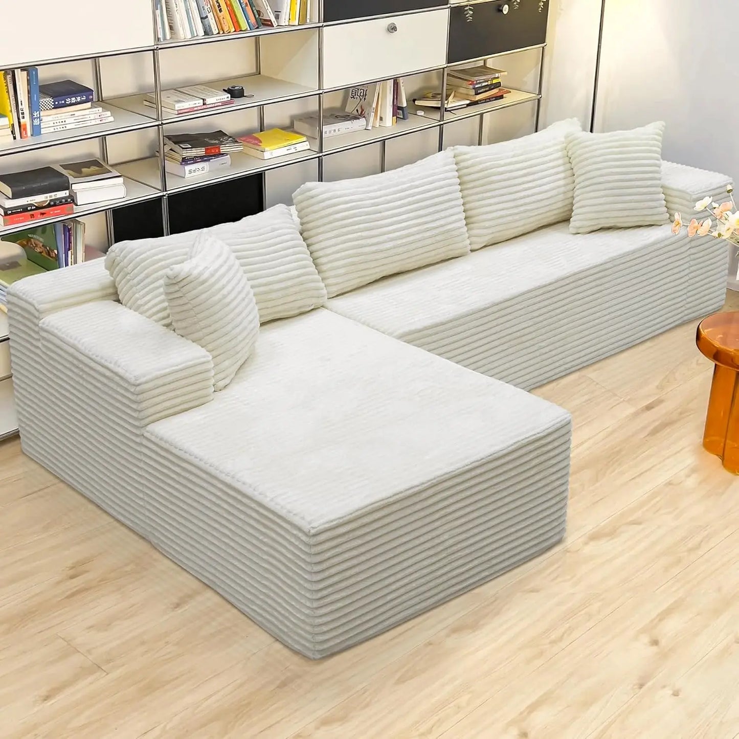 Sectional Sofa Modern Modular L Shape Chaise Couch