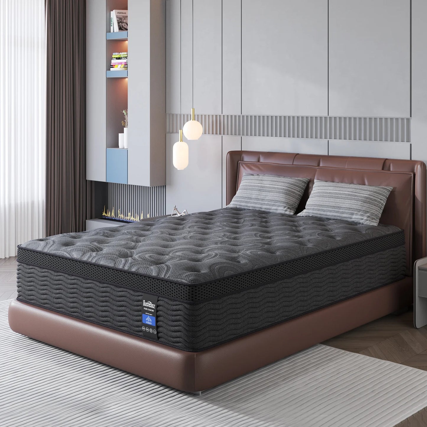 Sweetlove Hybrid Memory Foam Mattress in a Box Euro Top