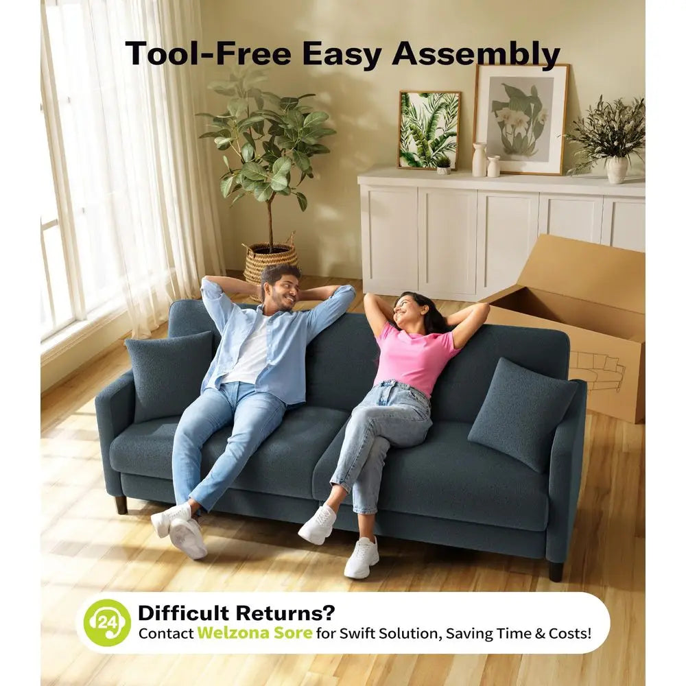 XMSJ Teddy Sofa Loveseat For Living Room