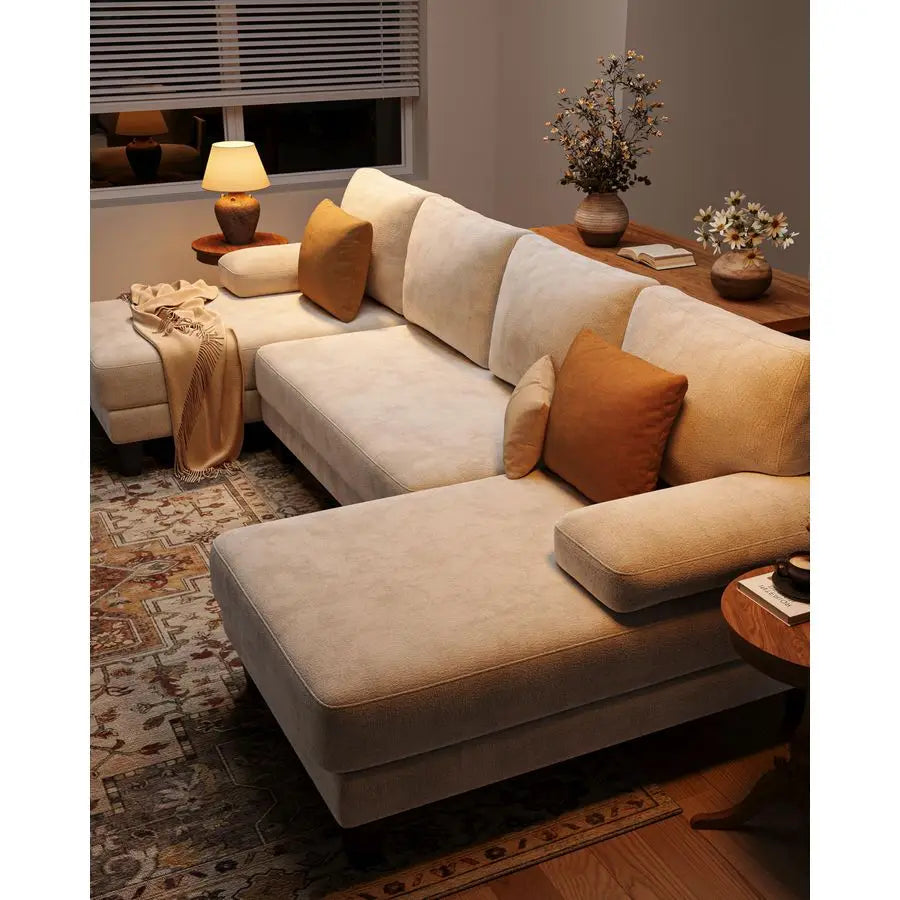 MBVM UShaped Sectional Couch for Living Room Modern Sofa