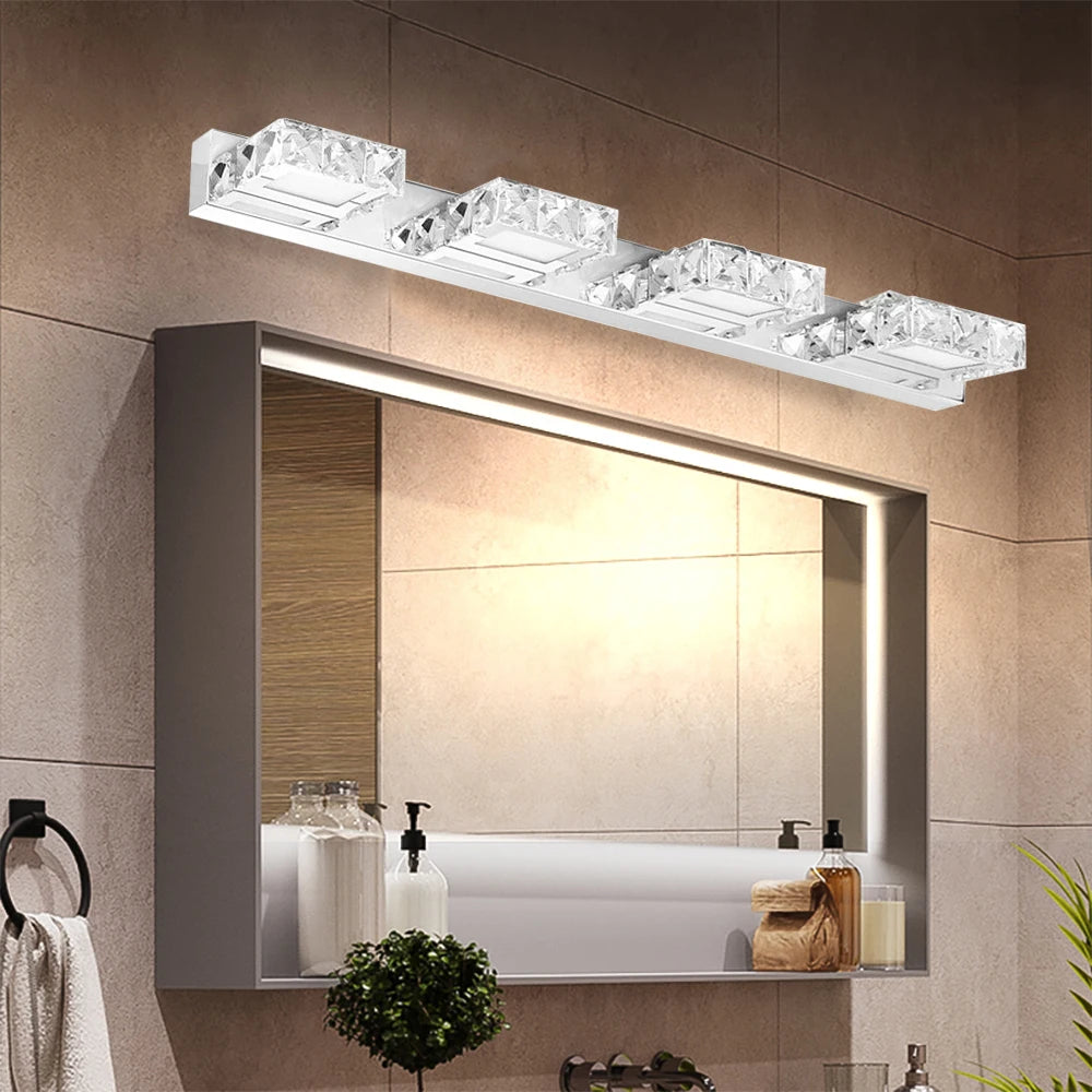 Crystal Vanity Light Led Bathroom Wall Lamp For Mirror