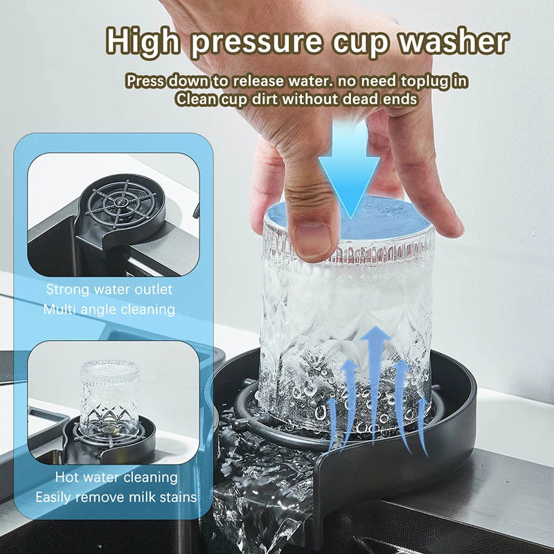 Rozin Stainless Steel Single Slot Kitchen Sink With Faucet Soap Dispenser
