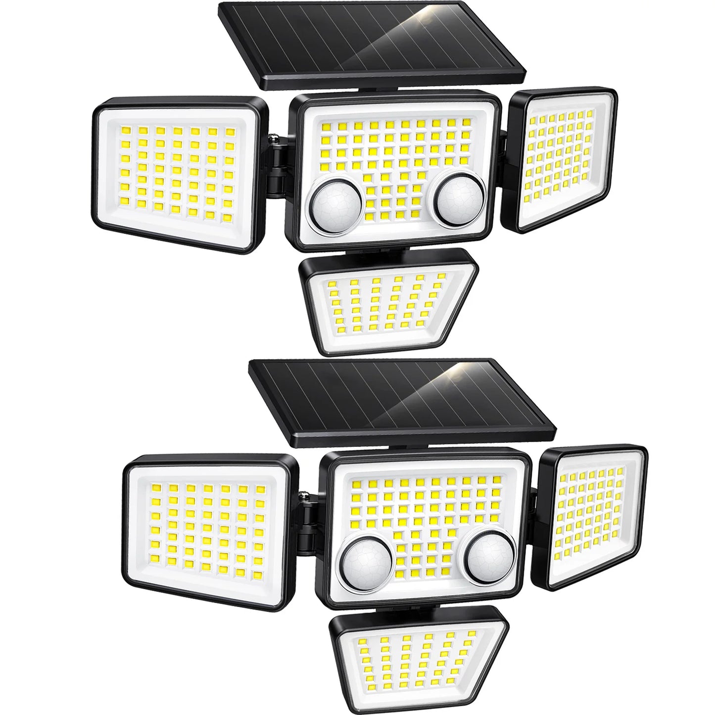 SZRSTH Solar Outdoor Lights 3000LM LED Motion Sensor Security Flood