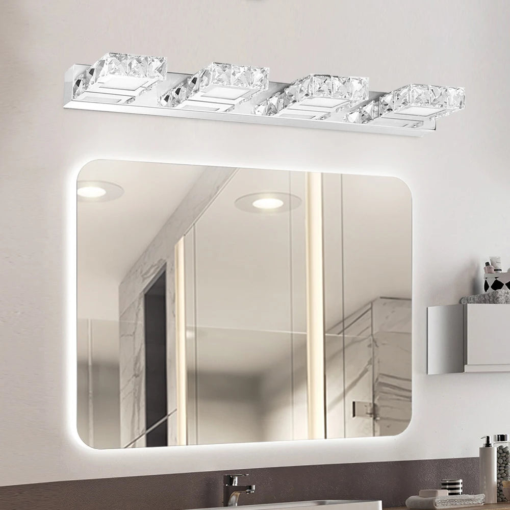 Crystal Vanity Light Led Bathroom Wall Lamp For Mirror