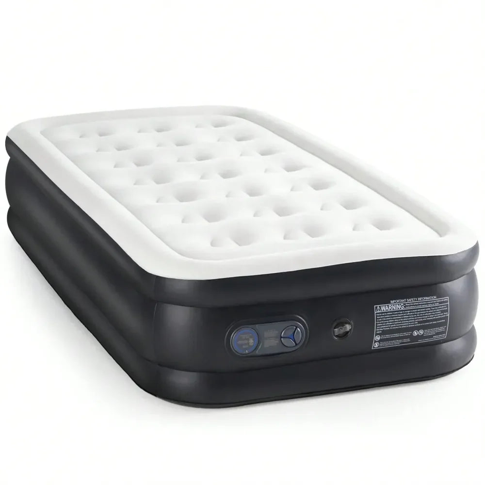 XMSJ Inflatable Air Mattress With Built In Pump Three Heights