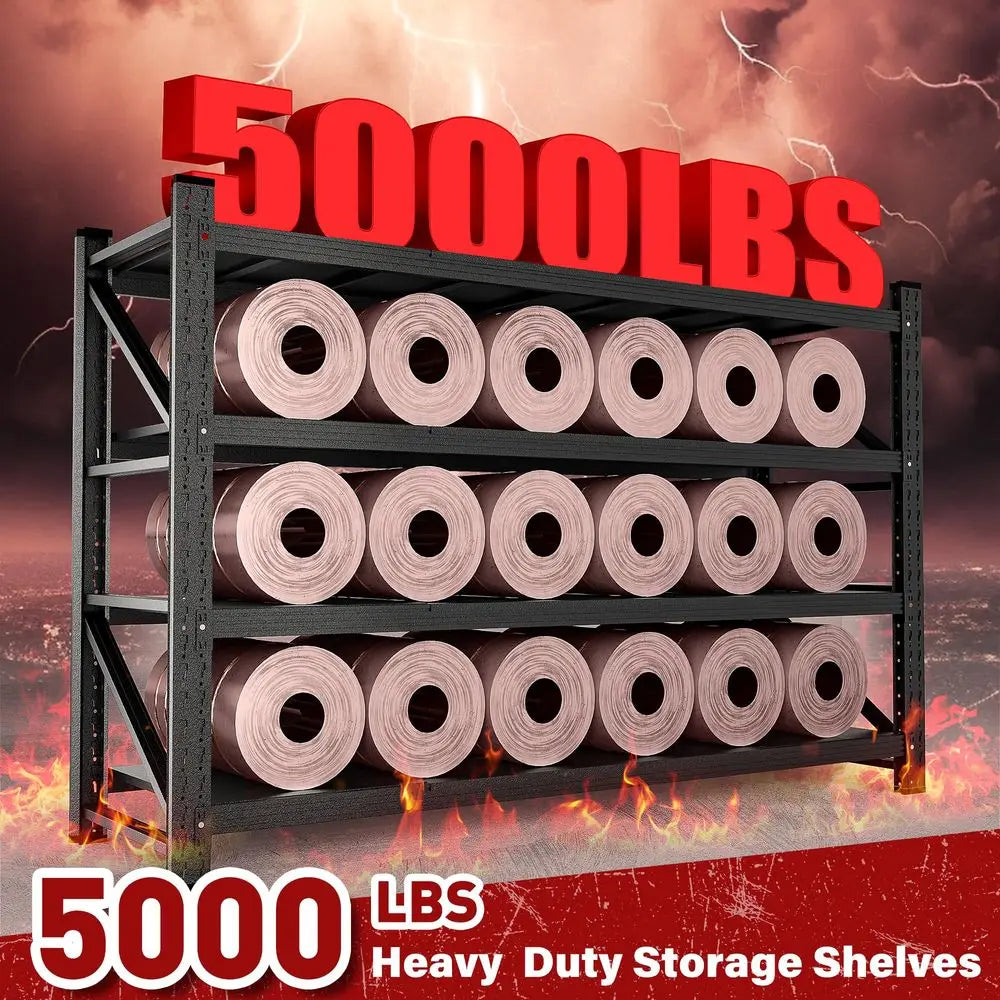 Heavy Duty Garage Shelving Units 5000LBS Deep Storage Racks