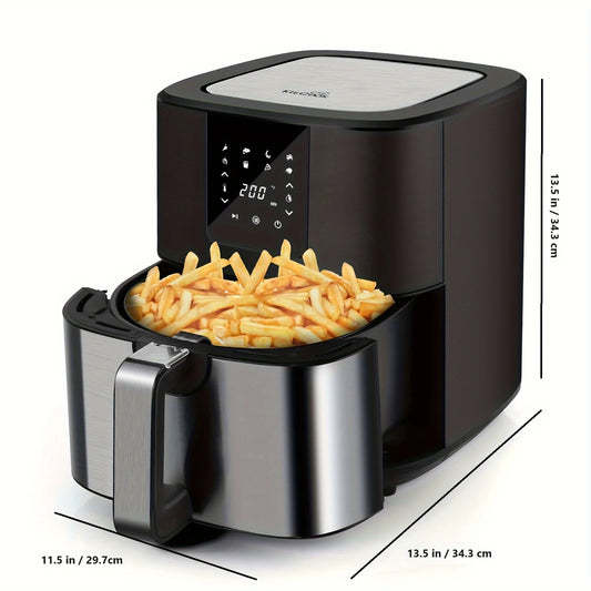 KitCook Air Fryer 1500W Digital Touch Screen 8 Presets