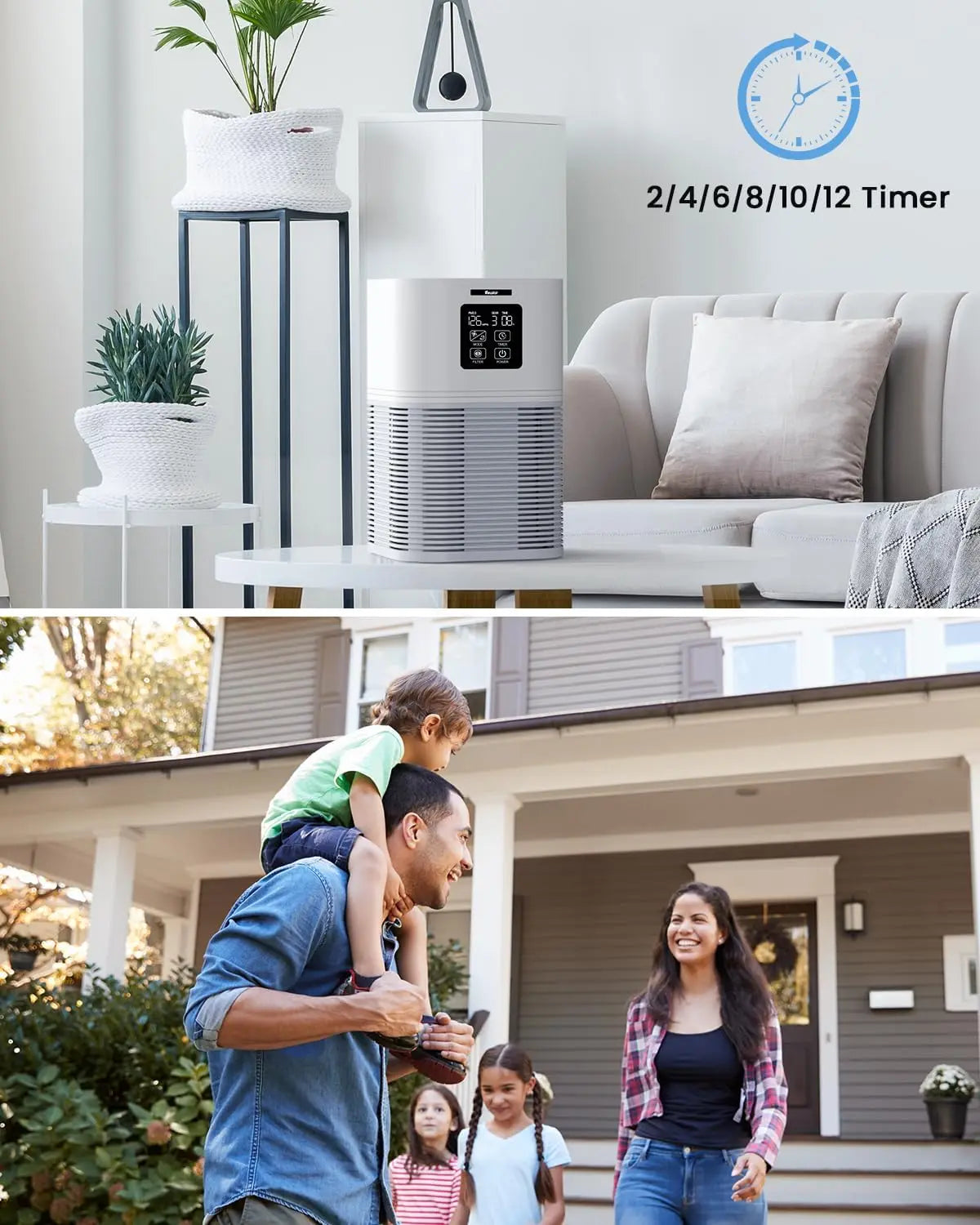 TLX 2 In 1 Air Purifier Aromatherapy Diffuser Auto Mode
