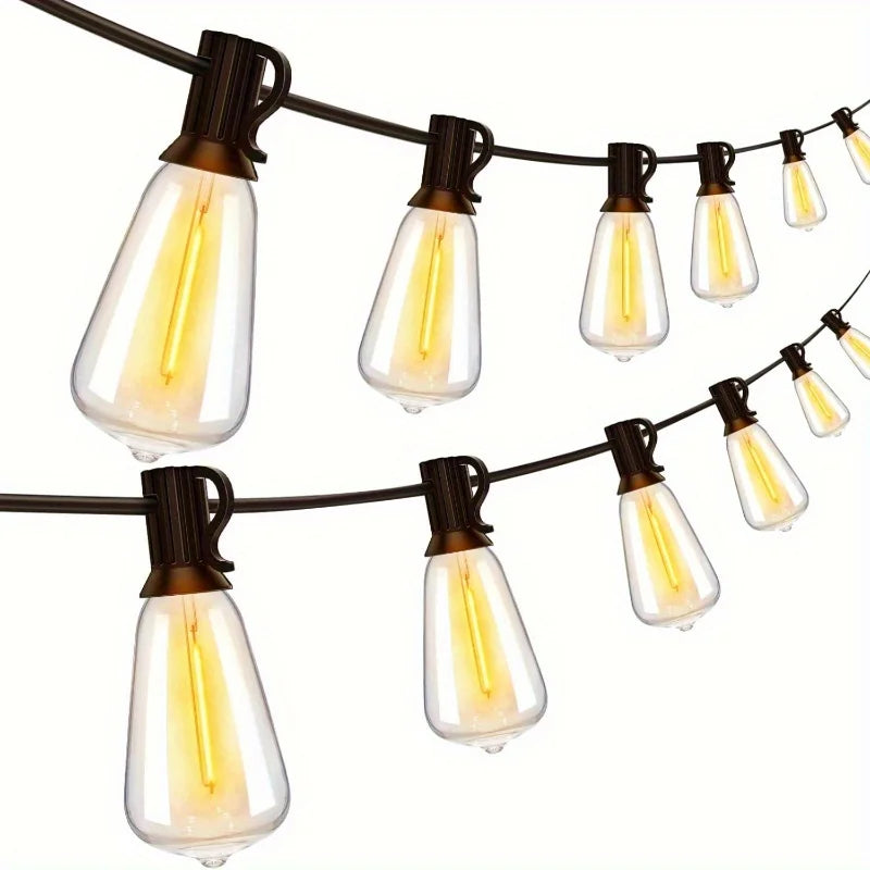 MIMIRGB Outdoor String Lights LED Patio And Backyard Decor