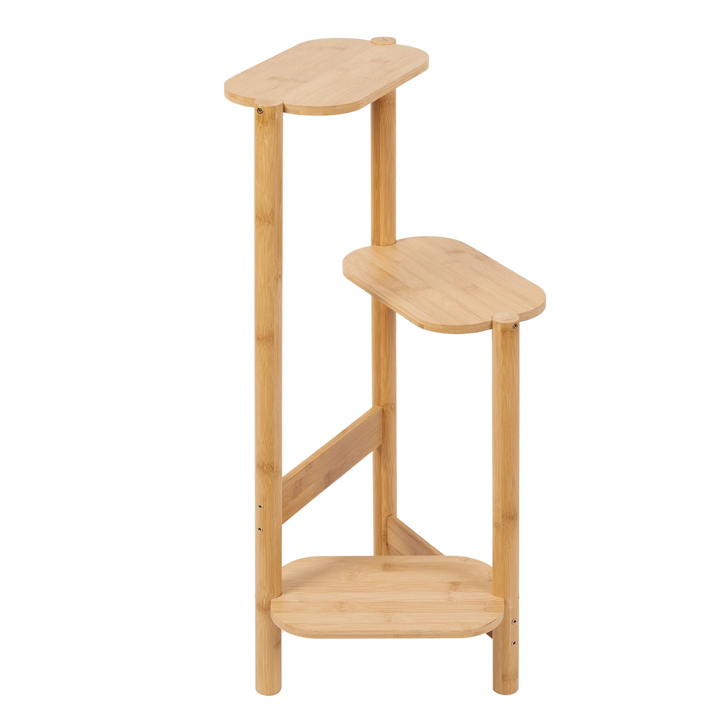Wisfor 3-Tier Bamboo Plant Rack Corner Stand
