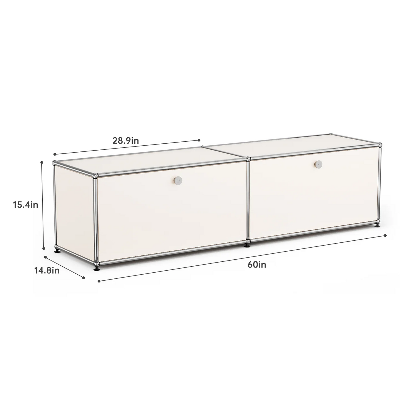 Modern TV Stand Storage File Cabinet With Metal Frame for Living Room Bedroom Office Book Shelf Bedside Table
