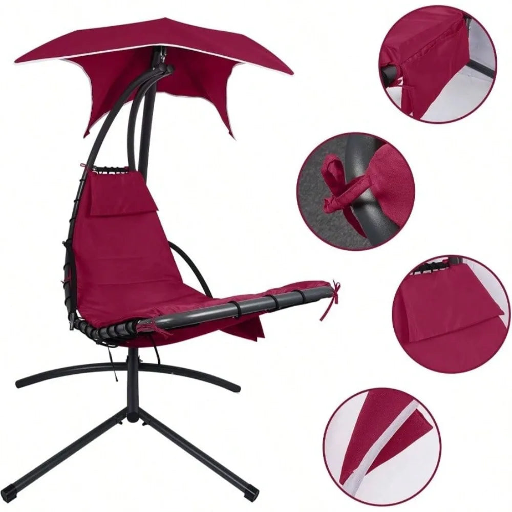 XMSJ Patio Chaise Hammock Cushion Cover For Floating Swing Chair