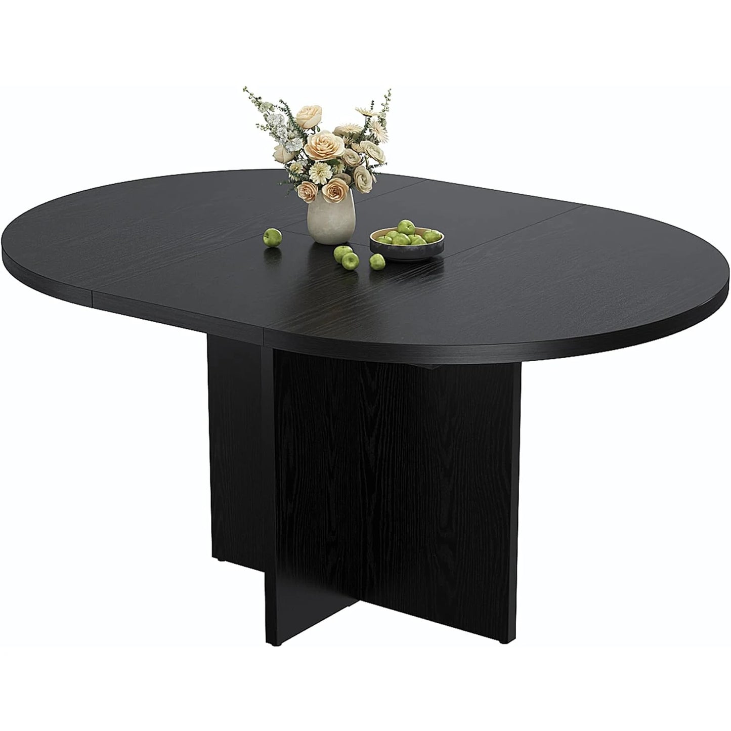 HiMISS Extendable Dining Table With Removable Leaves